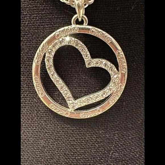 Candie's Jewelry - Sparkle with Elegance in a Candies Heart-Shaped Necklace!